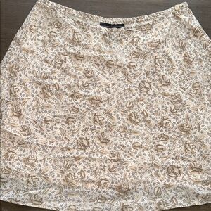 Express floral skirt